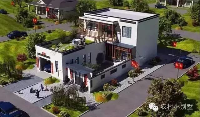 回農村住別墅去吧，9套農村自建別墅設計圖和效果圖