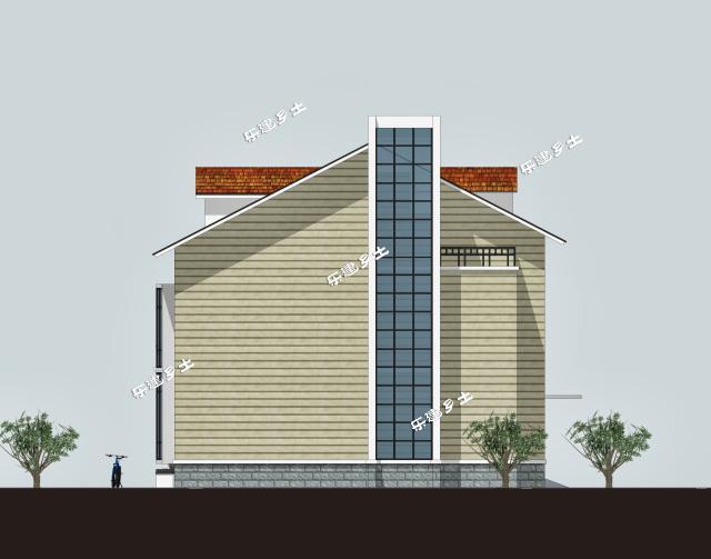 10x12米兩層半英倫別墅全套圖紙，占地面積小，實(shí)用又大方！