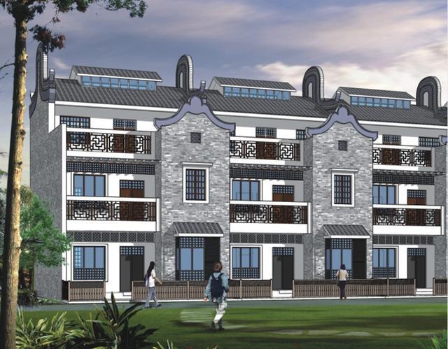 農(nóng)村聯(lián)排別墅，面寬7.8米，有禽畜有菜園！