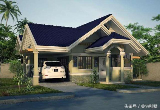 適合農(nóng)村的5套單層戶型，好美，好想擁有一套這樣的房子