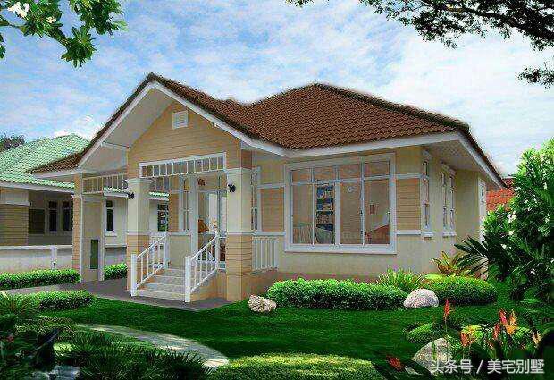 適合農(nóng)村的5套單層戶型，好美，好想擁有一套這樣的房子