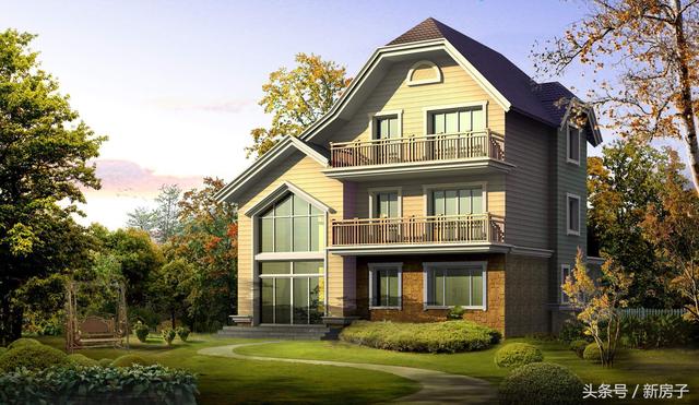 12.74x14.49三層個(gè)性年輕小別墅