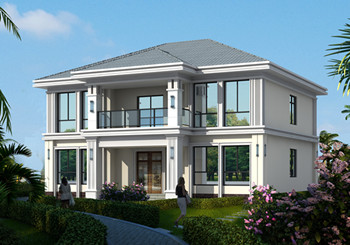 150平米農(nóng)村兩層樓房設(shè)計圖，簡單大氣時尚