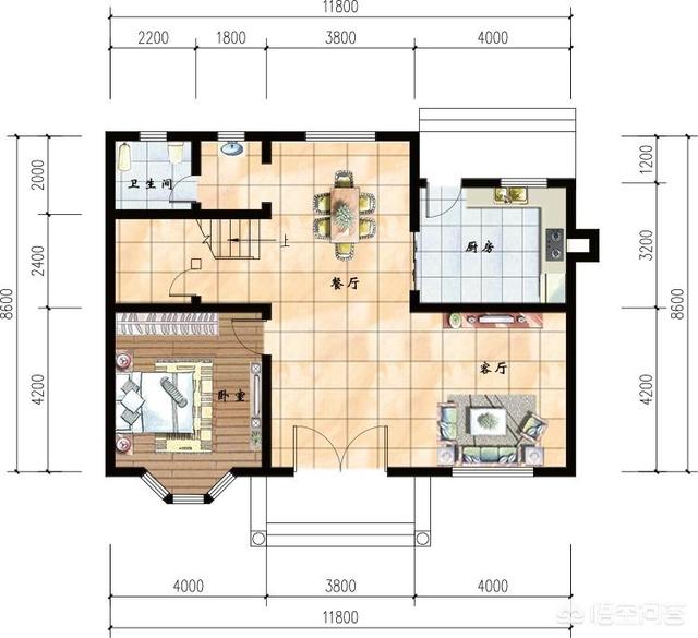宅基地長12米寬9米帶雙衛(wèi)生間怎么設(shè)計(jì)圖紙？
