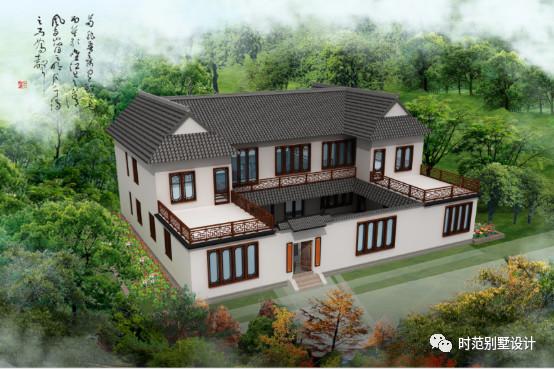 農(nóng)村自建二層中式合院，帶堂屋露臺，房間多