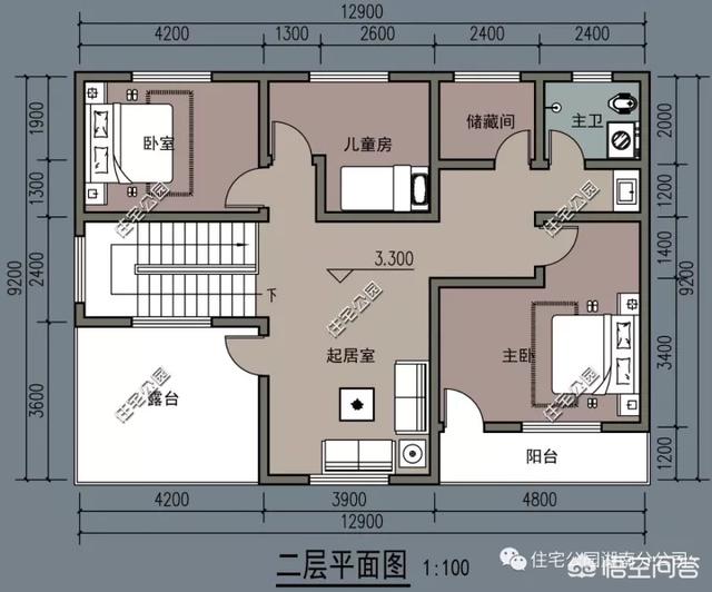 進(jìn)深8.5米，開(kāi)間12米，帶堂屋的樓房設(shè)計(jì)圖怎么做？