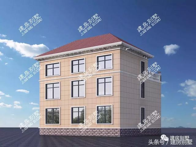 11.86*10.56米三層樓房設(shè)計(jì)方案，全村都拍手稱好