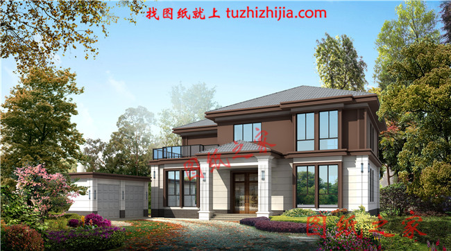 農(nóng)村2018新式好看又簡單的二層樓房設(shè)計(jì)圖，外形美觀，家用足夠