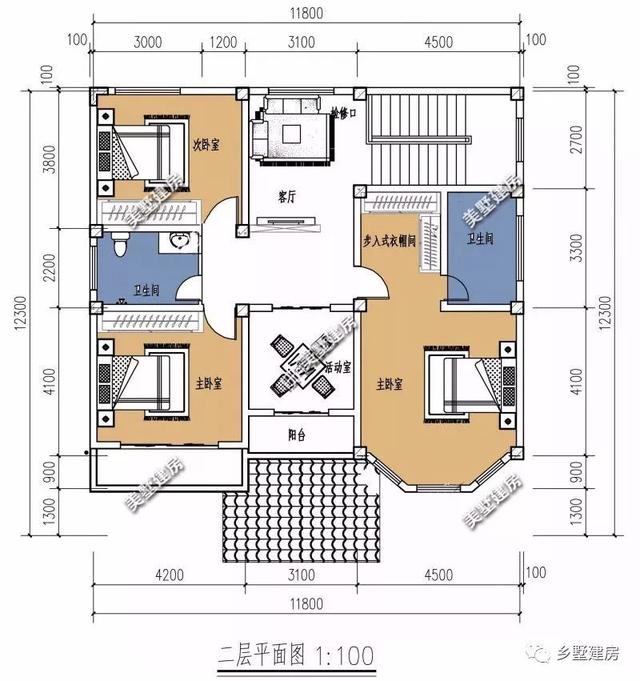 3款農(nóng)村二層小樓房設(shè)計(jì)圖，20萬(wàn)建主體，讓城里人羨慕吧