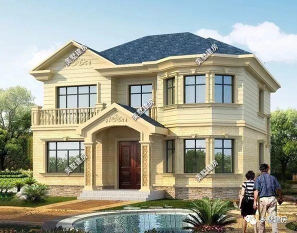 3款農(nóng)村二層小樓房設(shè)計(jì)圖，20萬(wàn)建主體，讓城里人羨慕吧