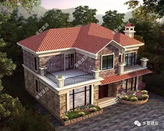 3款農(nóng)村二層小樓房設(shè)計(jì)圖，20萬(wàn)建主體，讓城里人羨慕吧