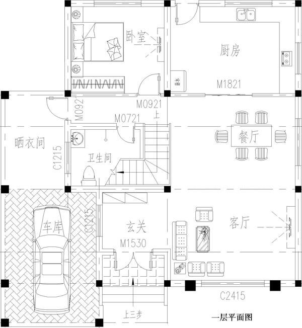 造價(jià)低的二層簡單房子方案圖，20萬建主體沒問題