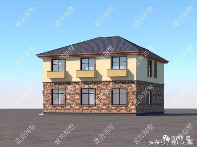 2款簡(jiǎn)約時(shí)尚的兩層小樓設(shè)計(jì)圖，第一款最受歡迎