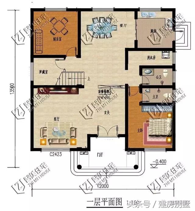 2款簡(jiǎn)約時(shí)尚的兩層小樓設(shè)計(jì)圖，第一款最受歡迎