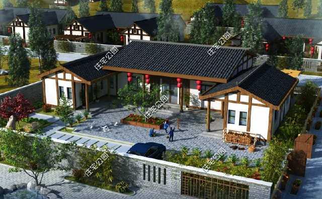 3款農(nóng)村三合院戶型圖，喜歡中式建筑的收藏