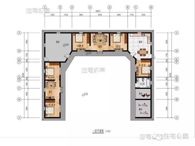 北方農(nóng)村蓋房子，二合院好還是三合院好？看戶型對比