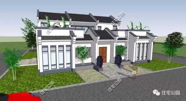 建了這棟中式三合院，洋房別墅都黯然失色了