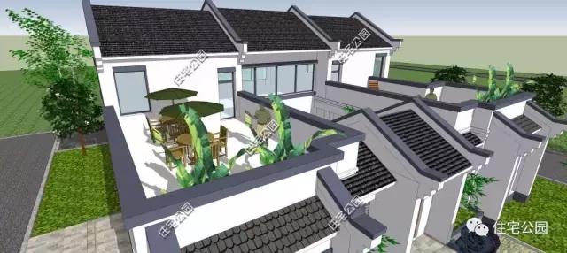 建了這棟中式三合院，洋房別墅都黯然失色了