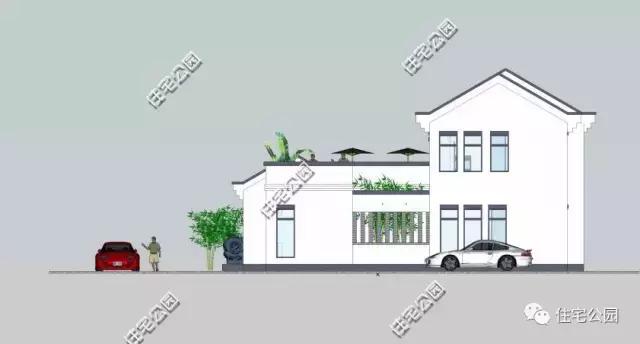 建了這棟中式三合院，洋房別墅都黯然失色了