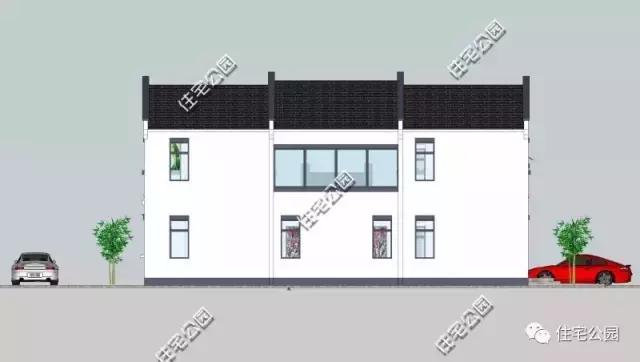 建了這棟中式三合院，洋房別墅都黯然失色了