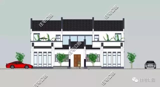 建了這棟中式三合院，洋房別墅都黯然失色了