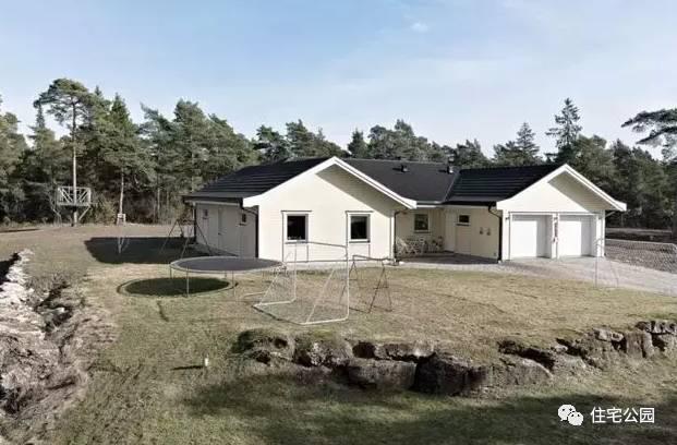 農(nóng)村一層三合院設(shè)計戶型圖，帶完工實景圖