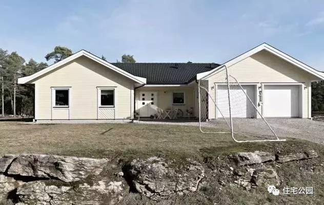 農(nóng)村一層三合院設(shè)計戶型圖，帶完工實景圖