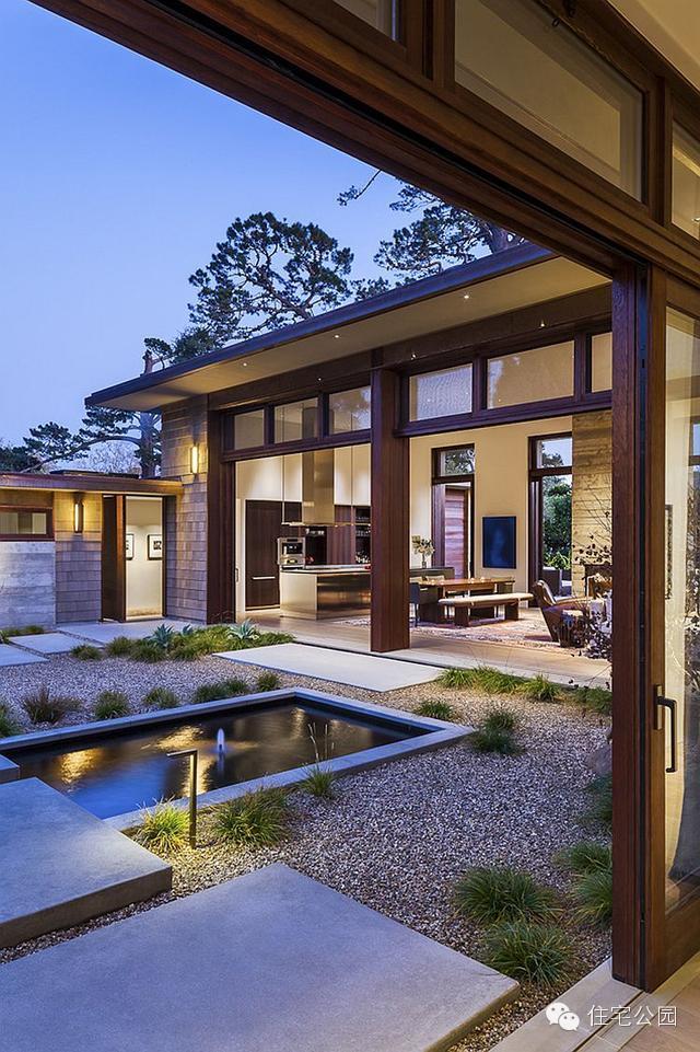 最漂亮的現(xiàn)代三合院實(shí)拍圖，完美中堂及庭院