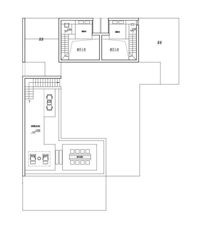 現(xiàn)代新中式二層三合院設(shè)計(jì)方案圖，低調(diào)，有品位