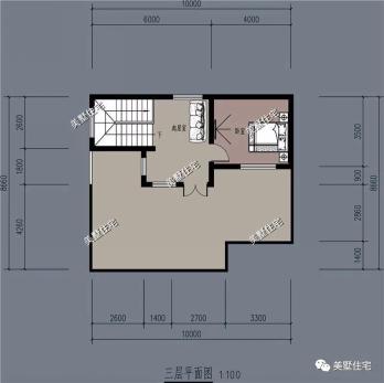 20款帶車庫自建房戶型圖，一二三層都有