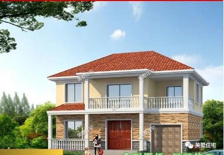 20款帶車庫自建房戶型圖，一二三層都有