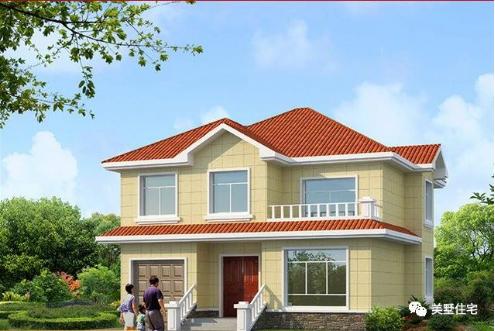 20款帶車庫自建房戶型圖，一二三層都有