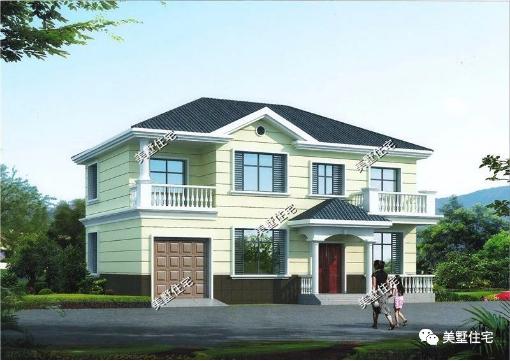 20款帶車庫自建房戶型圖，一二三層都有