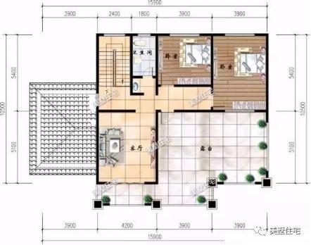 20款帶車庫自建房戶型圖，一二三層都有