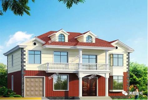 20款帶車庫自建房戶型圖，一二三層都有