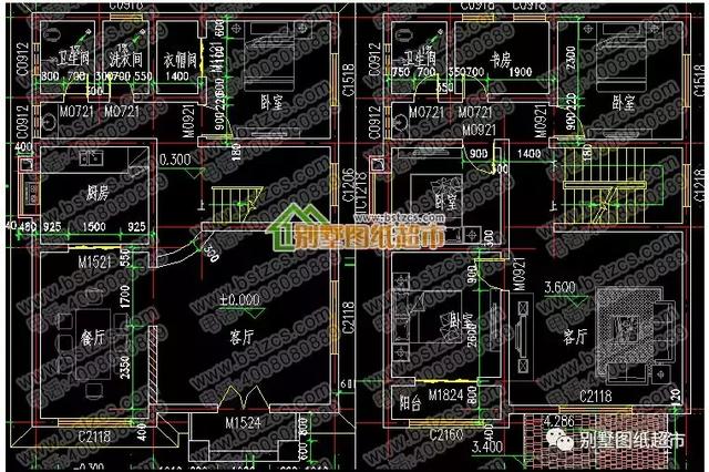 幾款面寬10米以下的農(nóng)村自建房設(shè)計，小宅基也能用
