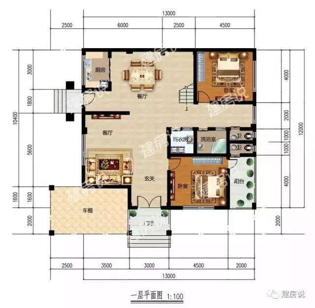 3款帶庭院的農(nóng)村自建房方案，休閑宜居