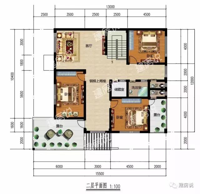 3款帶庭院的農(nóng)村自建房方案，休閑宜居