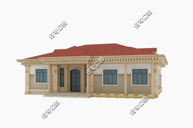 16X11米農(nóng)村一層小平房設(shè)計(jì)方案圖，適合養(yǎng)老！