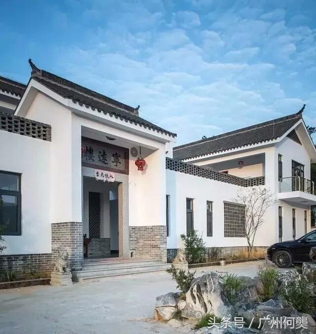 廣東農(nóng)村一中式別墅實拍，路過的都駐足欣賞