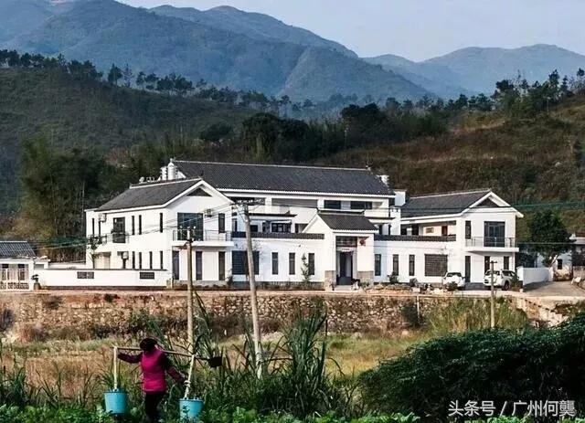 廣東農(nóng)村一中式別墅實拍，路過的都駐足欣賞