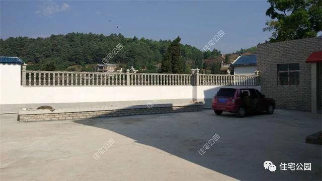 幾套農(nóng)村自建別墅外觀實(shí)景圖，附戶型圖和施工過程