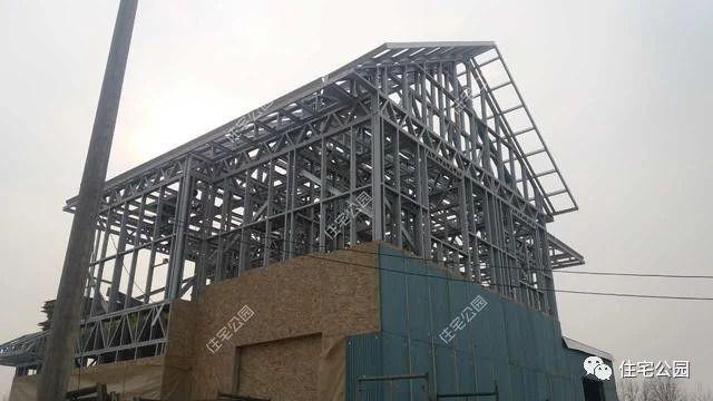 幾套農(nóng)村自建別墅外觀實(shí)景圖，附戶型圖和施工過程