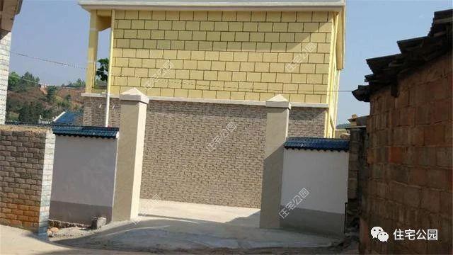 幾套農(nóng)村自建別墅外觀實(shí)景圖，附戶型圖和施工過程