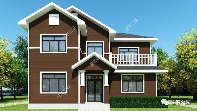 幾套農(nóng)村自建別墅外觀實(shí)景圖，附戶型圖和施工過程