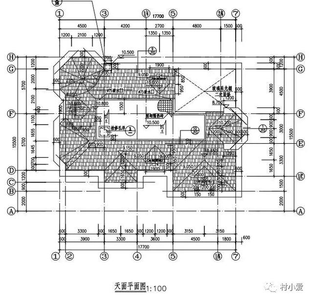 17x16m帶閣樓的歐式雙層別墅方案，浪漫清雅