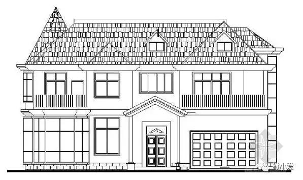 17x16m帶閣樓的歐式雙層別墅方案，浪漫清雅