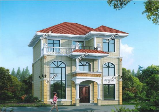 10套農(nóng)村三層自建房外觀圖，農(nóng)村建保證不土