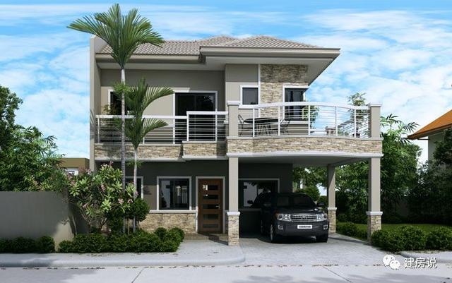 12款現(xiàn)代時尚的小別墅外觀圖，看膩了歐美別墅換換