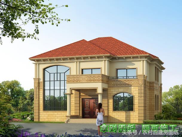 幾款復(fù)式二層樓房戶型方案圖，客廳中空的才顯高檔